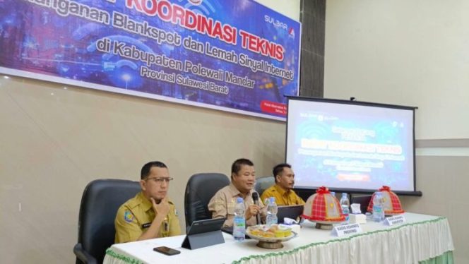 
					Dorong Konektivitas Digital, Pemprov Sulbar Gandeng Pemkab Polman Tangani Blank Spot Internet