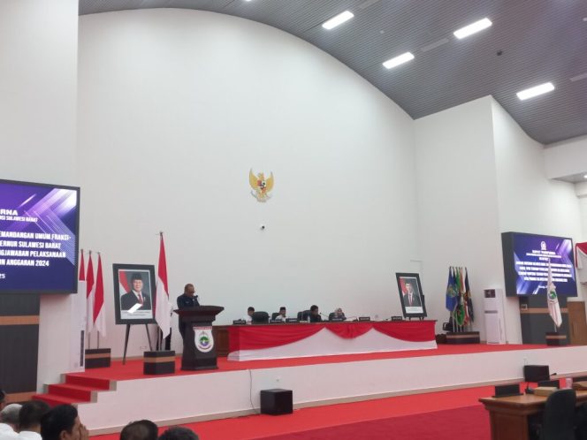 
					DPRD Sulbar Gelar Paripurna Bahas Pertanggungjawaban APBD 2024, Fraksi Apresiasi Opini WTP dan Sampaikan Catatan Kritis