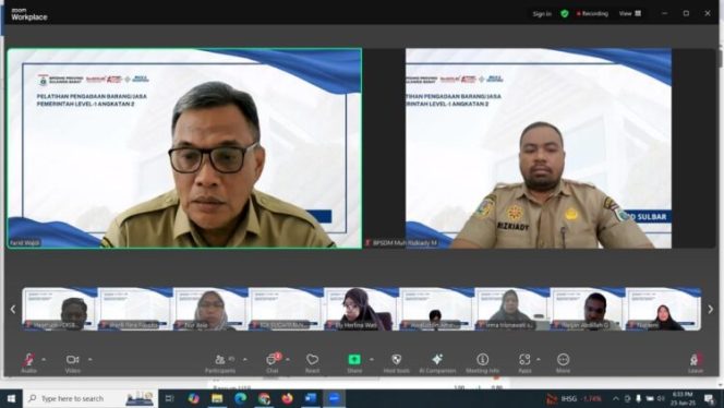 
					Pelatihan Pengadaan Barang/Jasa Level-1 Angkatan II Resmi Dibuka di Sulbar