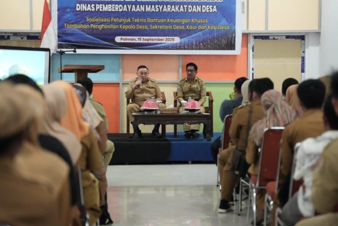 
					Tambahan Gaji Perangkat Desa Disosialisasikan, Wagub Sulbar Tekankan Peningkatan Kinerja