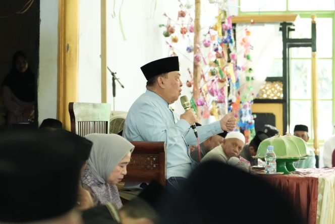 
					Wagub Sulbar Salim S Mengga Sampaikan Pesan Maulid Nabi di Lambanan: Menjaga Amanah untuk Hidup Bermartabat.